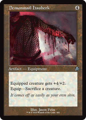 0442 Demonmail Hauberk (Retro Frame) U Innistrad Remastered