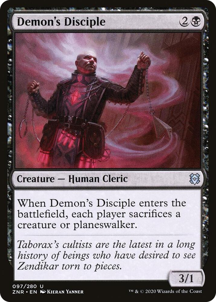 0097 Demon's Disciple U Zendikar Rising