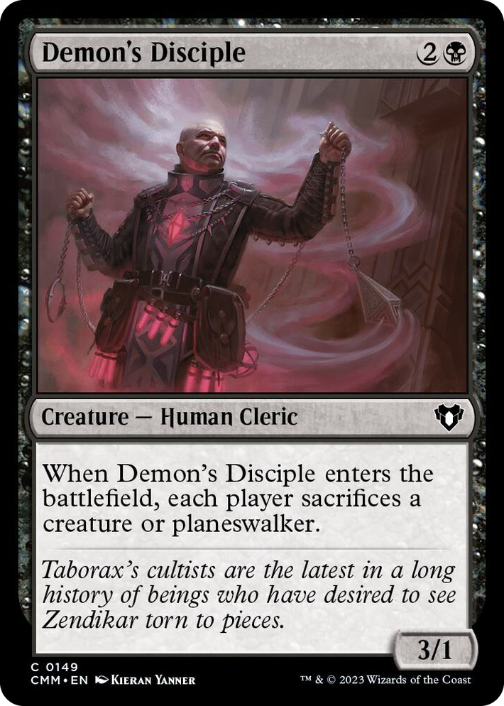 0149 Demon's Disciple C Commander Masters