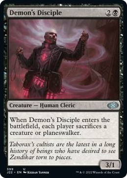 0399 Demon's Disciple U Jumpstart 2022