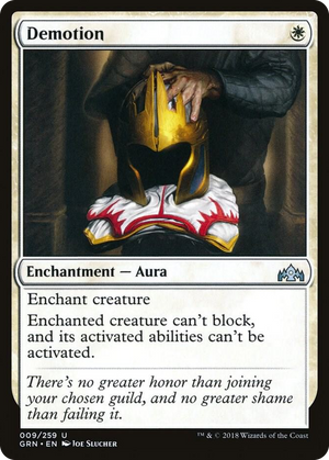 0009 Demotion U Guilds of Ravnica