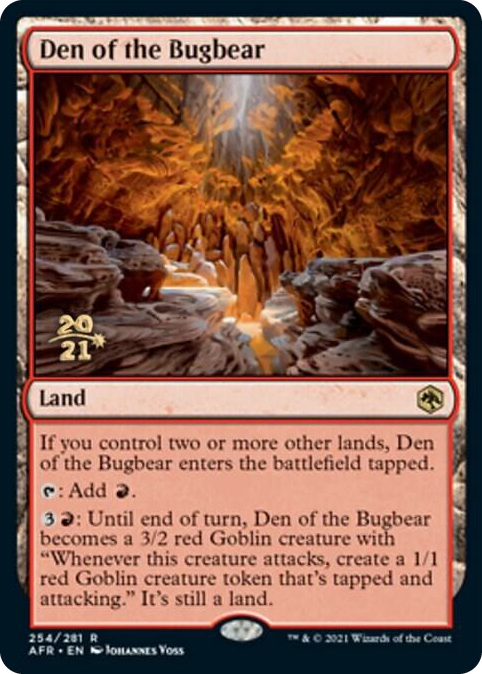 0254 Den of the Bugbear R Prerelease Cards