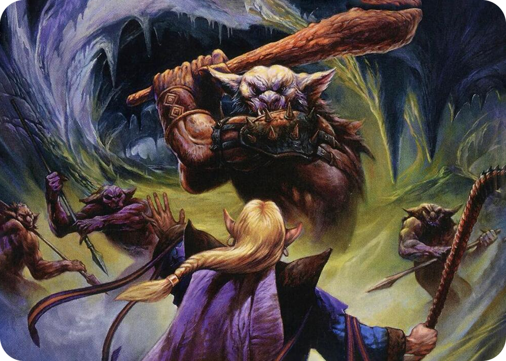 0034 Den of the Bugbear (34/81) Art Card S Art Series: Adventures in the Forgotten Realms