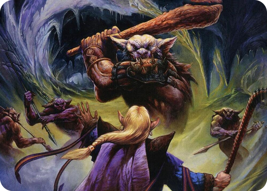 0034 Den of the Bugbear (34/81) Art Card S Art Series: Adventures in the Forgotten Realms