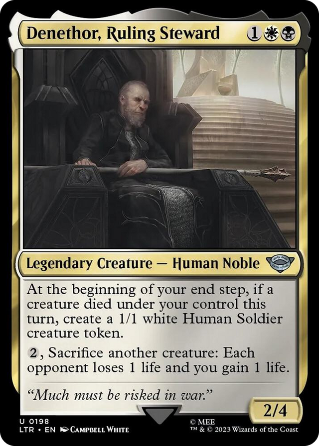 0198 Denethor, Ruling Steward U Universes Beyond: The Lord of the Rings: Tales of Middle-earth