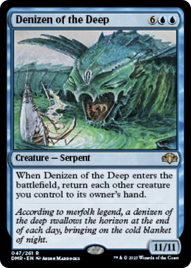 0047 Denizen of the Deep R Dominaria Remastered