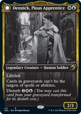 0217 Dennick, Pious Apprentice R Innistrad: Double Feature