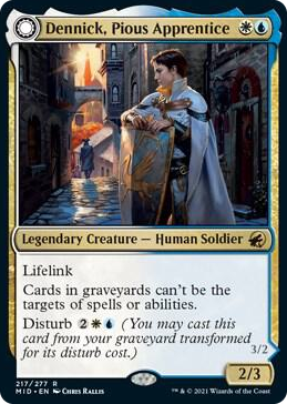 0217 Dennick, Pious Apprentice R Innistrad: Midnight Hunt