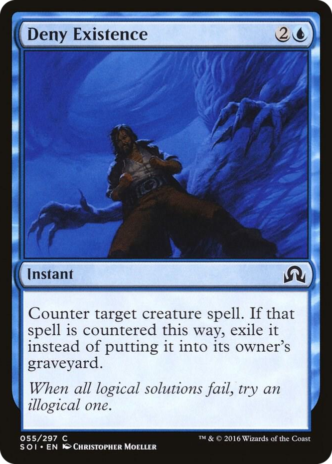 Deny Existence #55 C - Shadows over Innistrad Pokemon card