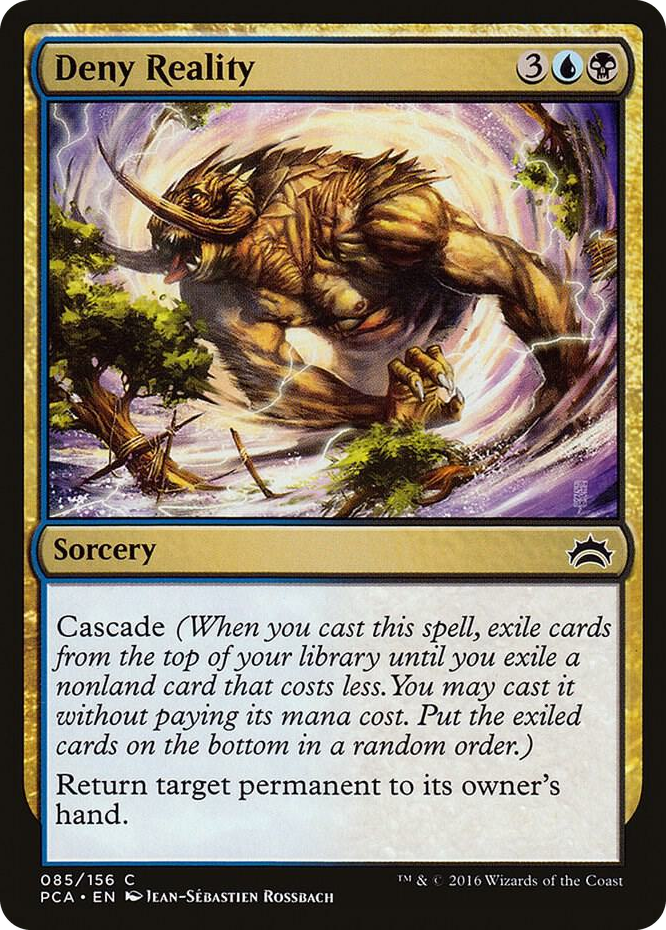 Deny Reality #85 C - Planechase Anthology Pokemon card