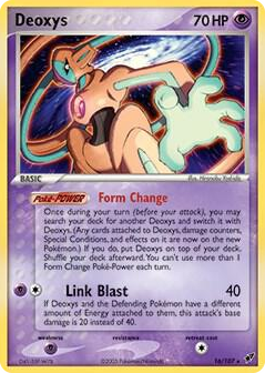 0016 Deoxys - 16/107 (EX Deoxys) Holo Rare Deck Exclusives