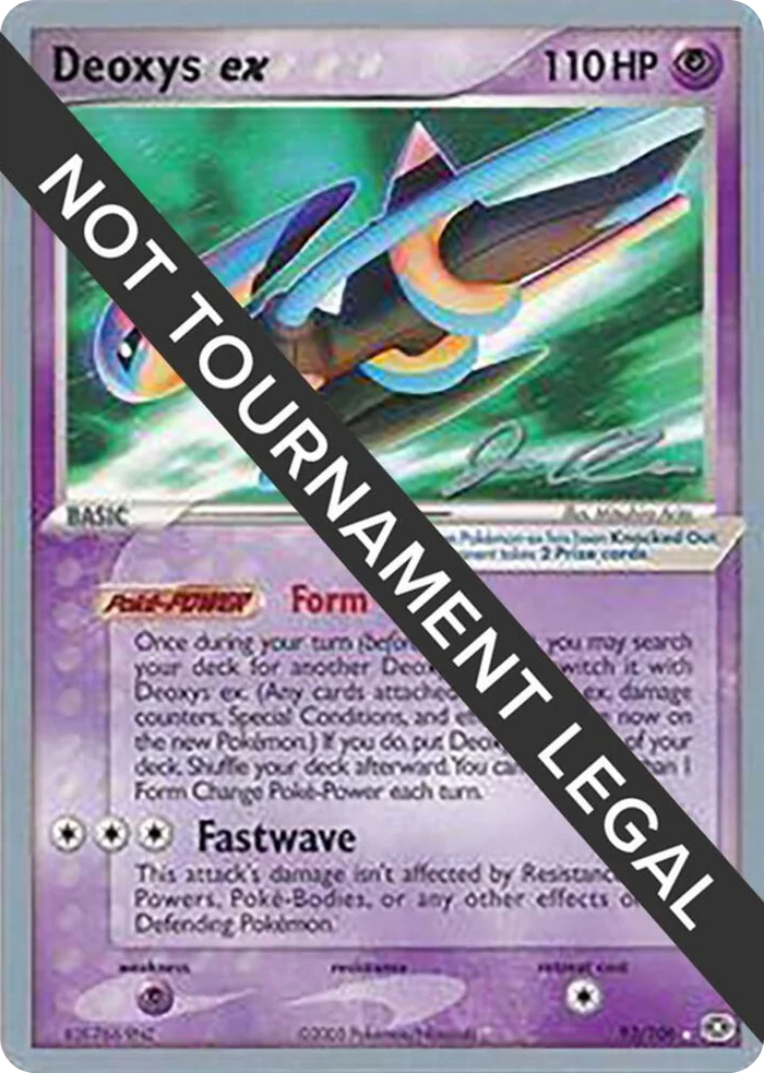 0093 Deoxys ex - 2006 (Jason Klaczynski) Ultra Rare World Championship Decks