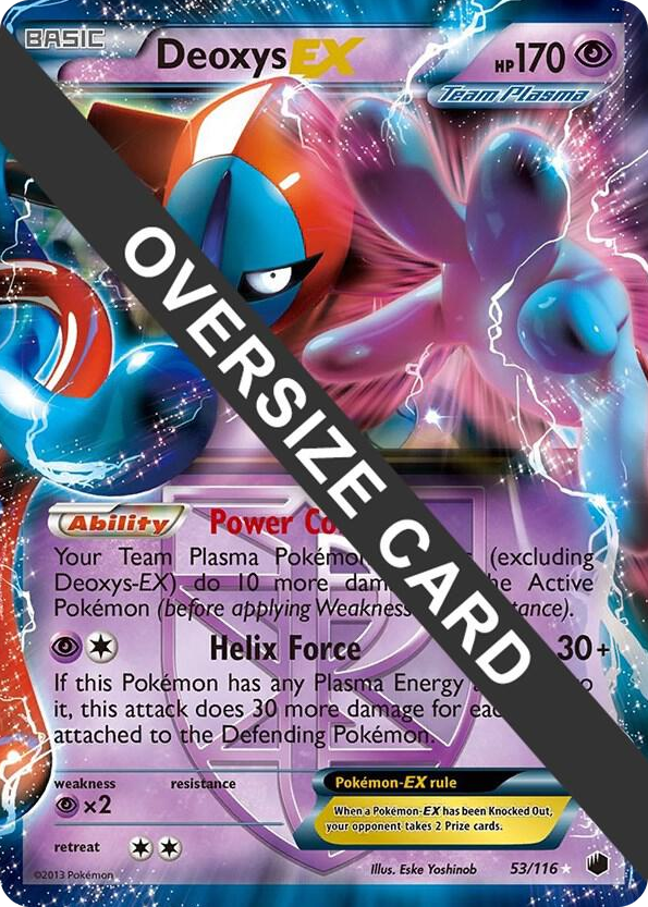0053 Deoxys EX - 53/116 (Plasma Freeze) Promo Jumbo Cards