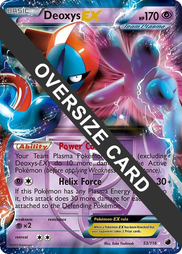 0053 Deoxys EX - 53/116 (Plasma Freeze) Promo Jumbo Cards