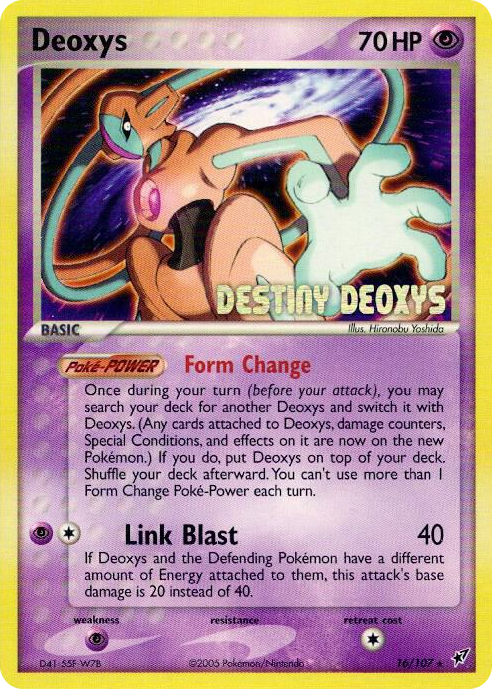 0016 Deoxys (Normal Forme) - 16/107 (Movie Promo) Promo Miscellaneous Cards & Products