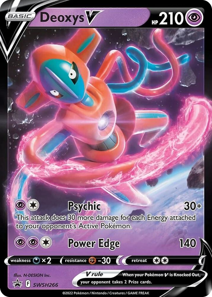 0266 Deoxys V - SWSH266 Promo Sword & Shield Promo Cards