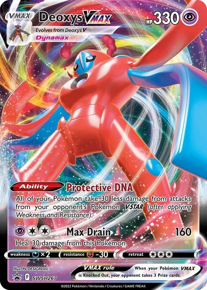 0267 Deoxys VMAX - SWSH267 Promo Sword & Shield Promo Cards