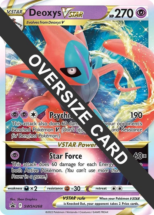 0268 Deoxys VSTAR - SWSH268 Promo Jumbo Cards