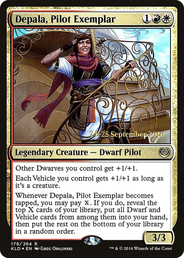 0178 Depala, Pilot Exemplar R Prerelease Cards
