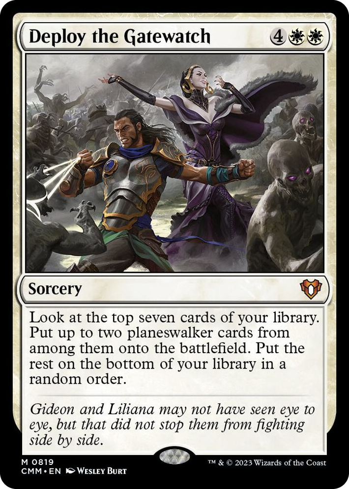 0819 Deploy the Gatewatch M Commander Masters