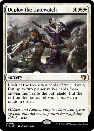 0819 Deploy the Gatewatch M Commander Masters