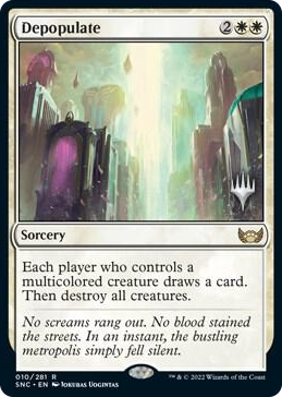 0010 Depopulate R Promo Pack: Streets of New Capenna