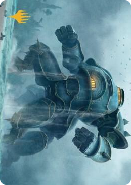 0014 Depth Charge Colossus Art Card (Gold-Stamped Planeswalker Symbol) S Art Series: The Brothers' War