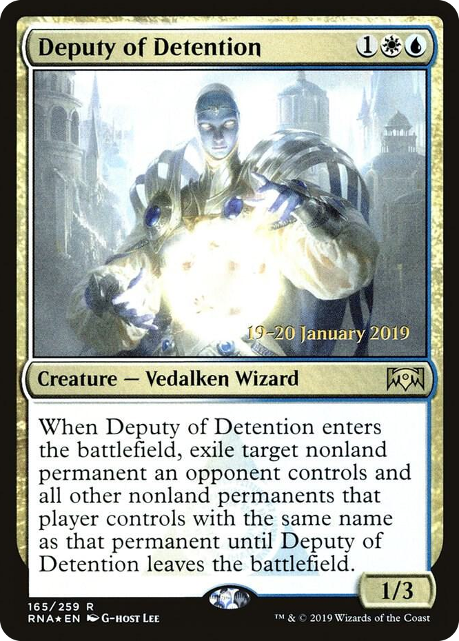 0165 Deputy of Detention R Prerelease Cards