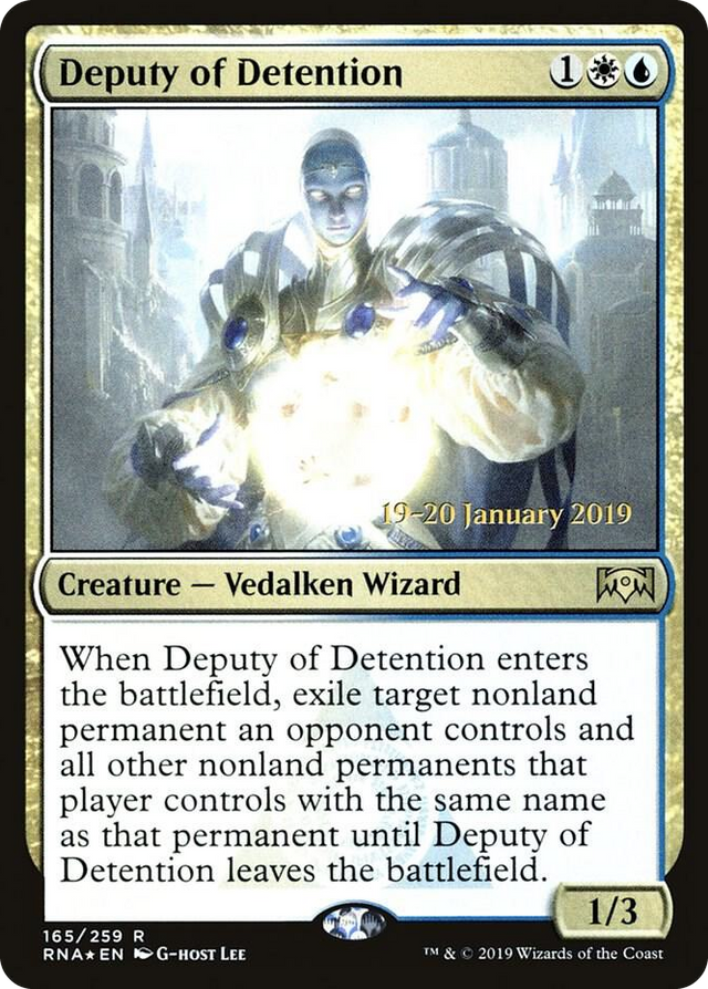 0165 Deputy of Detention R Prerelease Cards