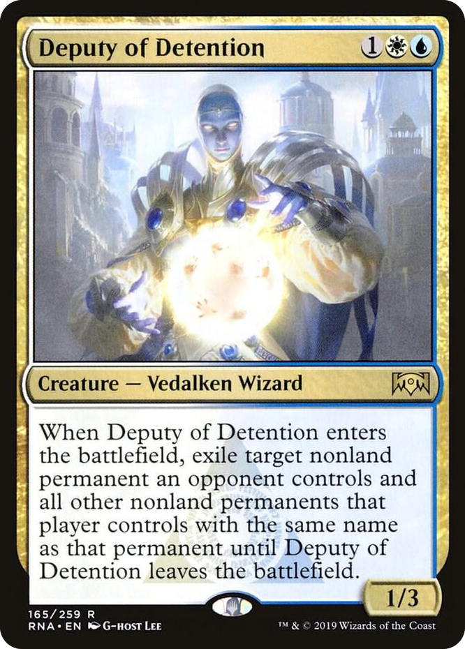 0165 Deputy of Detention R Ravnica Allegiance