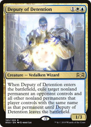 0165 Deputy of Detention R Ravnica Allegiance