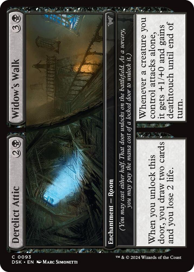 0093 Derelict Attic // Widow's Walk C Duskmourn: House of Horror