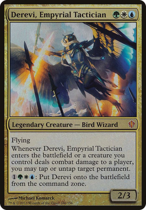 0186 Derevi, Empyrial Tactician (Commander 2013) S Oversize Cards