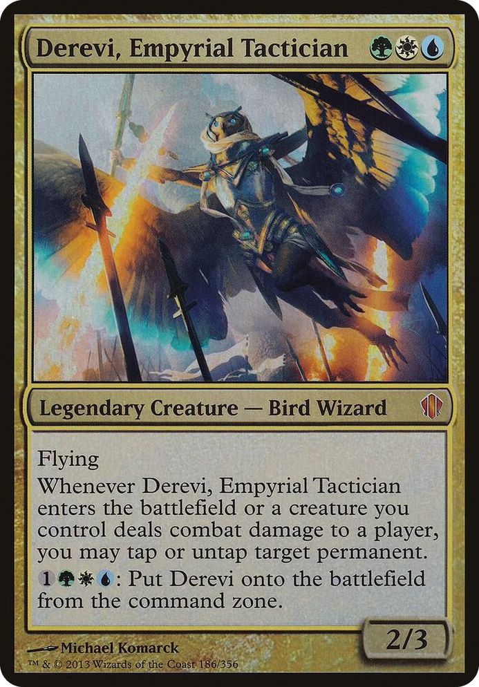 Derevi, Empyrial Tactician (Commander 2013) #186 S - Oversize Cards Pokemon card