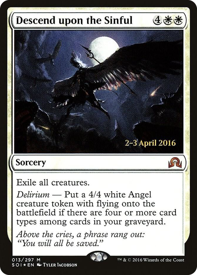 Descend upon the Sinful #13 M - Prerelease Cards Pokemon card