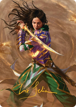 0002 Descendant of Storms Art Card (2/54) (Gold-Stamped Signature) S Art Series: Tarkir: Dragonstorm