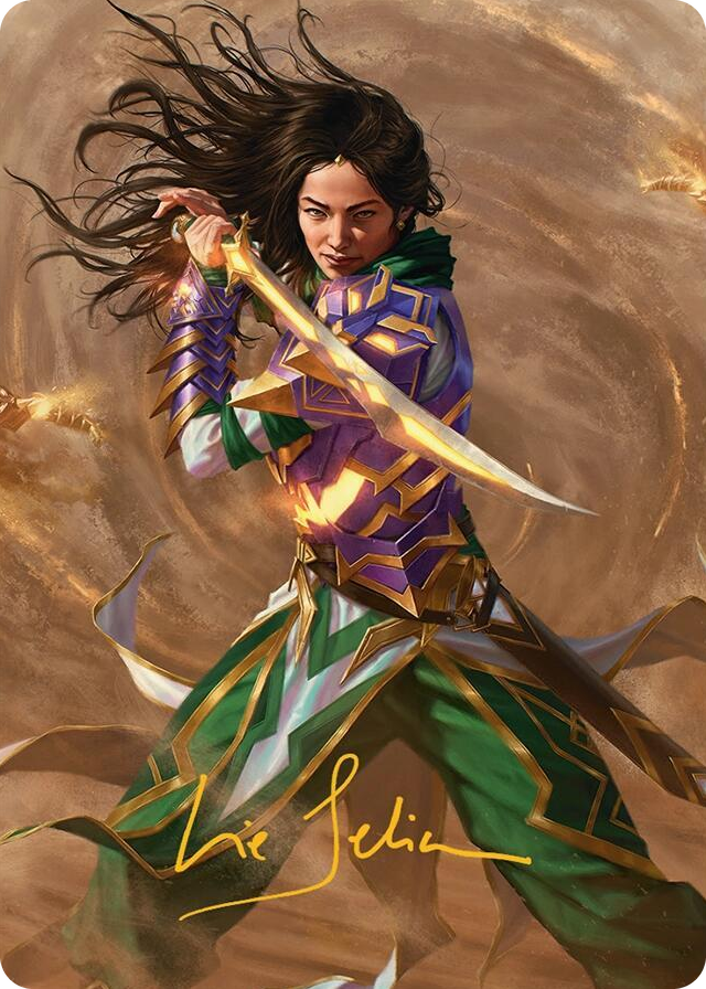 0002 Descendant of Storms Art Card (2/54) (Gold-Stamped Signature) S Art Series: Tarkir: Dragonstorm