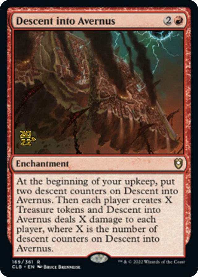 0169 Descent into Avernus R Prerelease Cards