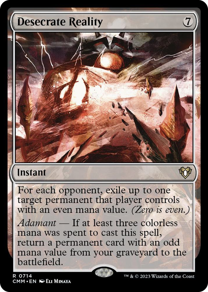 0714 Desecrate Reality R Commander Masters