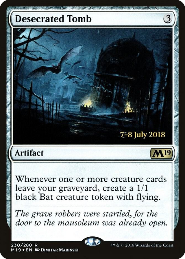 0230 Desecrated Tomb R Prerelease Cards