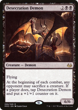 0066 Desecration Demon R Modern Masters 2017