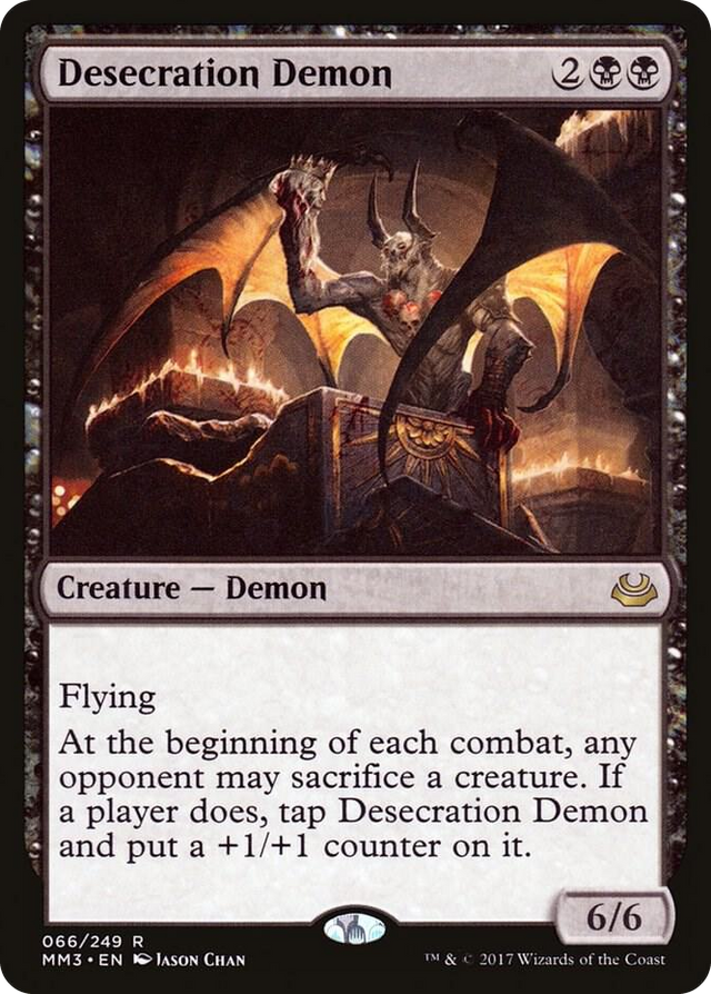 0066 Desecration Demon R Modern Masters 2017