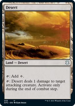 0233 Desert U Commander: Adventures in the Forgotten Realms