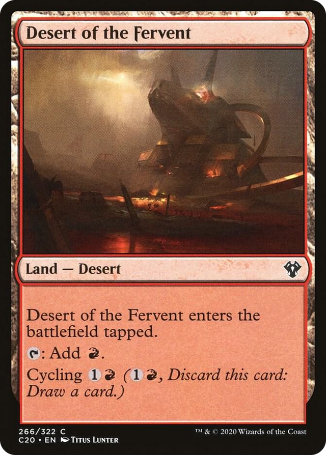 0266 Desert of the Fervent C Commander 2020