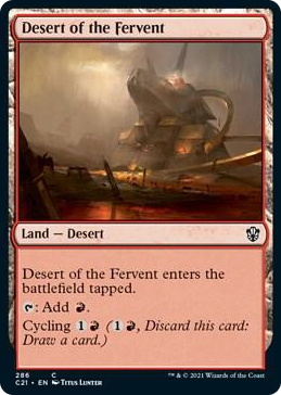 0286 Desert of the Fervent C Commander 2021