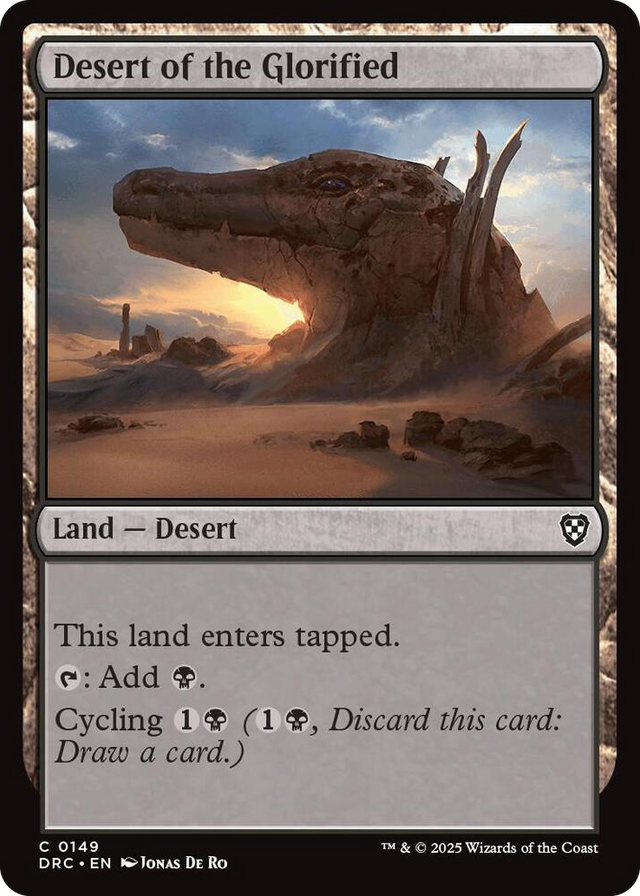 0149 Desert of the Glorified C Commander: Aetherdrift