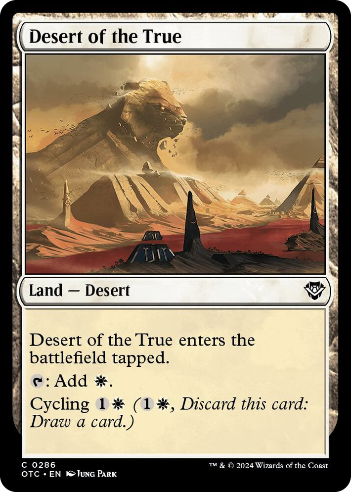 0286 Desert of the True C Commander: Outlaws of Thunder Junction