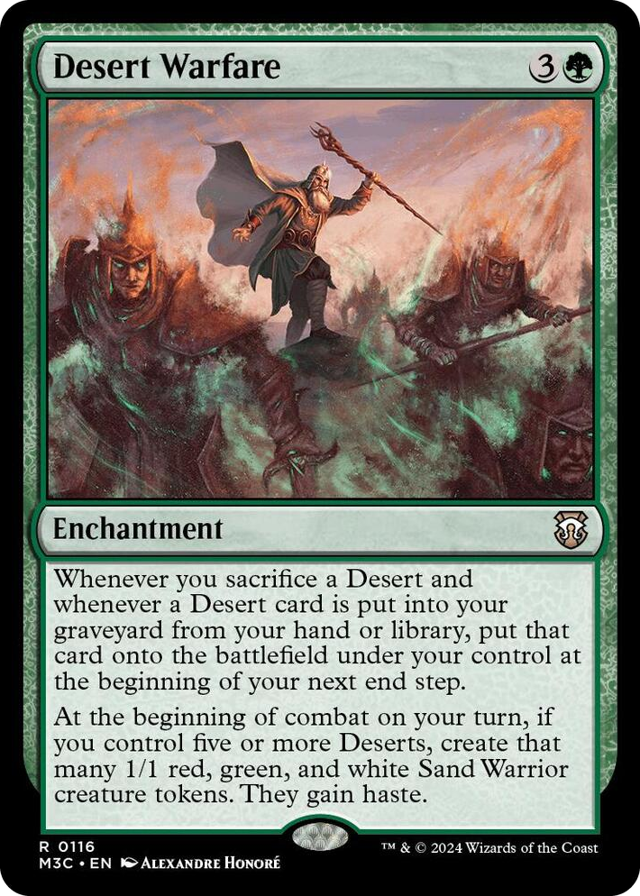 0116 Desert Warfare R Commander: Modern Horizons 3