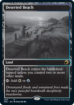 Deserted Beach #260 R - Innistrad: Double Feature Pokemon card