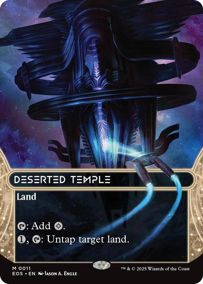 0011 Deserted Temple (0011) (Borderless) M Edge of Eternities: Stellar Sights